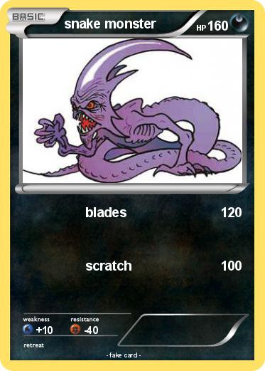 Pokemon snake monster