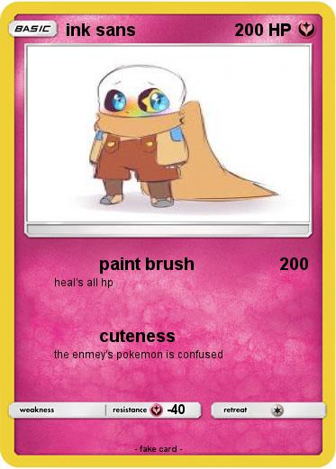 Pokemon ink sans