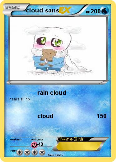 Pokemon cloud sans