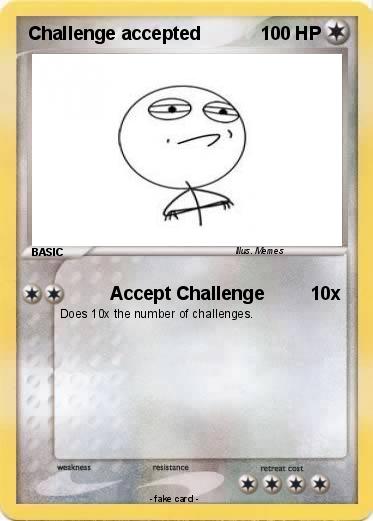 Pokemon Challenge accepted