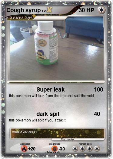 Pokemon Cough syrup