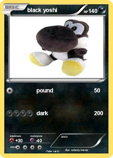 Pokemon black yoshi