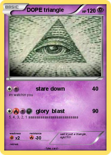 Pokemon DOPE triangle