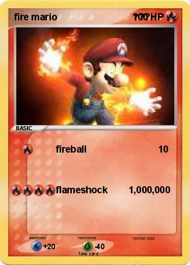 Pokemon fire mario                             ???