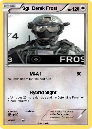 Pokemon Sgt. Derek Frost