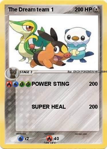 Pokemon The Dream team 1
