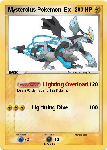 Pokemon Mysteroius Pokemon  Ex