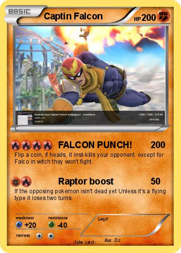 Pokemon Captin Falcon