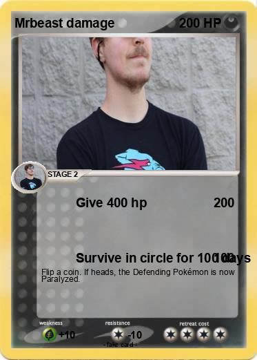 Pokemon Mrbeast damage