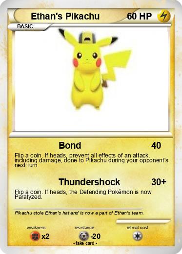 Pokemon Ethan's Pikachu