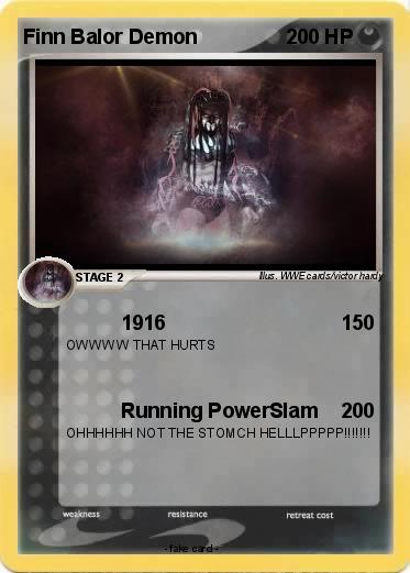 Pokemon Finn Balor Demon