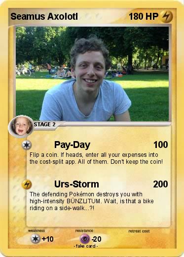 Pokemon Seamus Axolotl