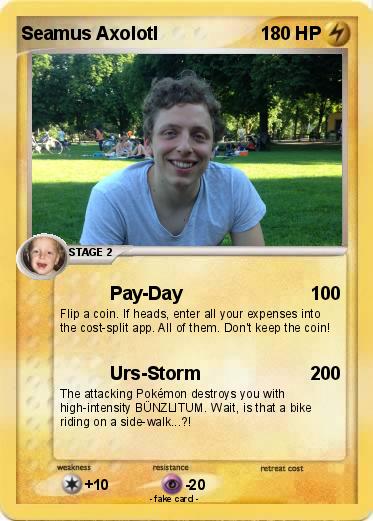 Pokemon Seamus Axolotl