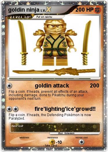 Pokemon goldin ninja