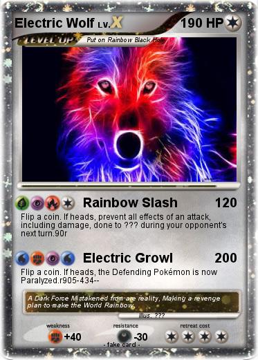 Pokemon Electric Wolf