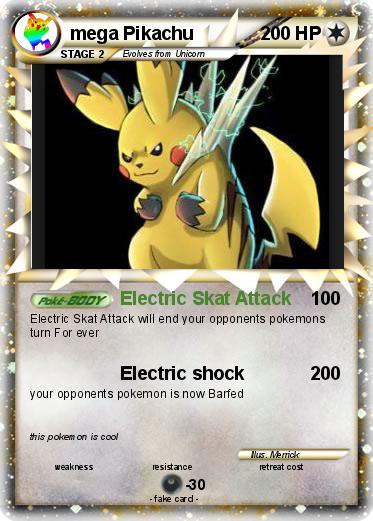 Pokemon mega Pikachu