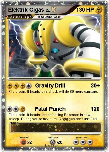 Pokemon Elektrik Gigas