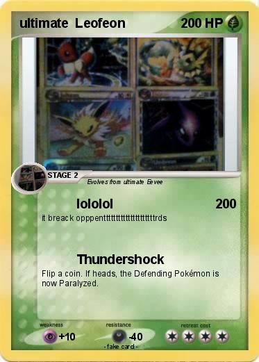 Pokemon ultimate  Leofeon