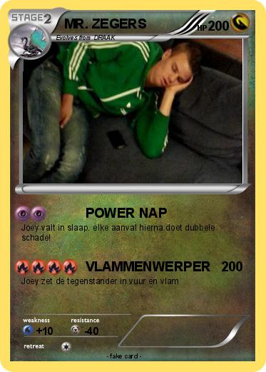 Pokemon MR. ZEGERS