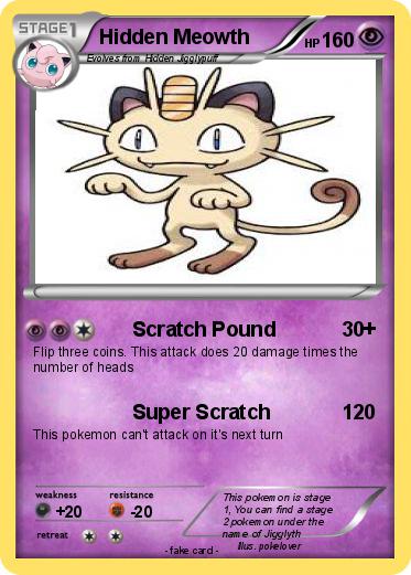 Pokemon Hidden Meowth