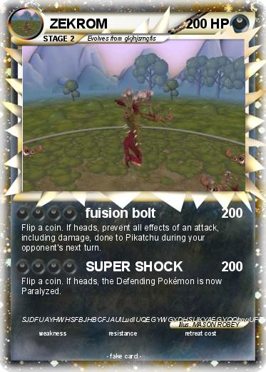 Pokemon ZEKROM