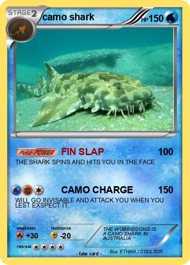 Pokemon camo shark