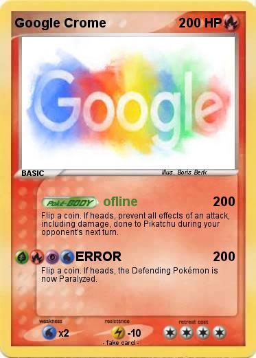 Pokemon Google Crome