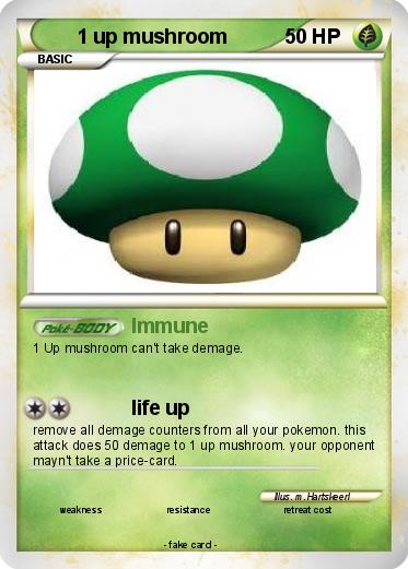 Pokemon 1 up mushroom