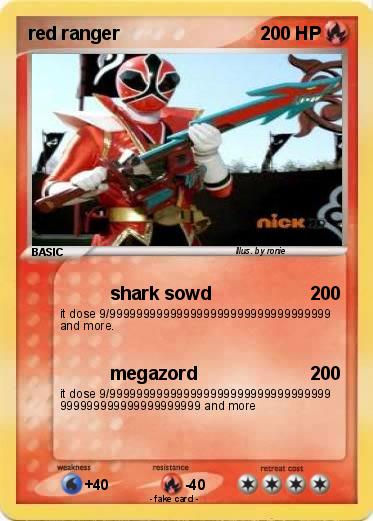 Pokemon red ranger