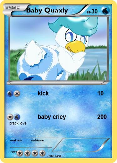 Pokemon Baby Quaxly