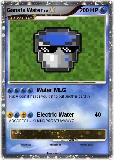 Pokemon Gansta Water