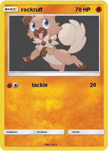 Pokemon rockruff