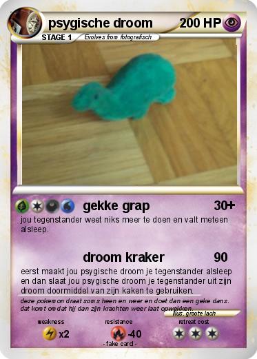Pokemon psygische droom