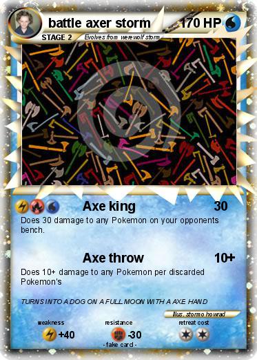 Pokemon battle axer storm