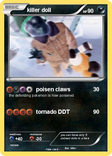 Pokemon killer doll