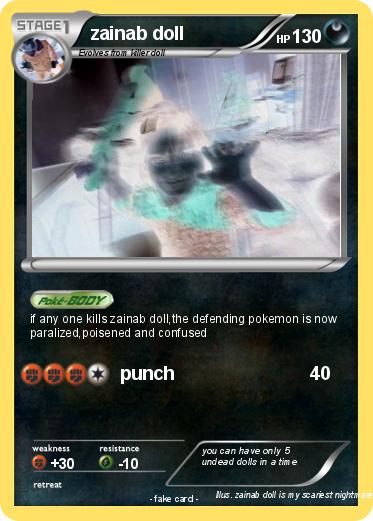 Pokemon zainab doll