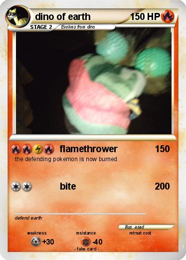 Pokemon dino of earth