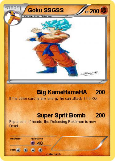 Pokemon Goku SSGSS