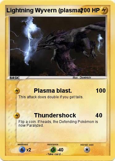 Pokemon Lightning Wyvern (plasma)