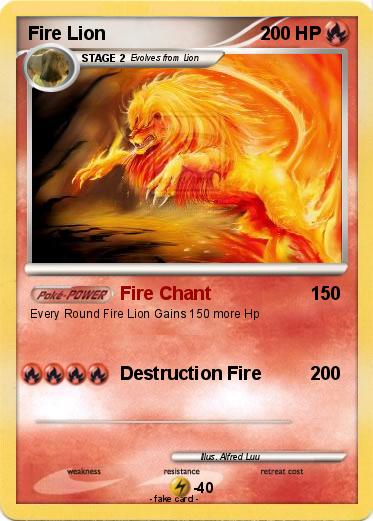 Pokemon Fire Lion