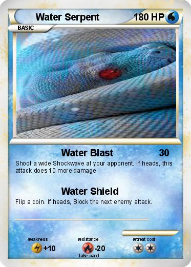 Pokemon Water Serpent