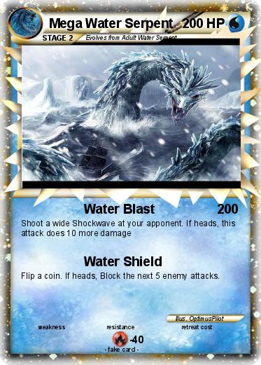 Pokemon Mega Water Serpent