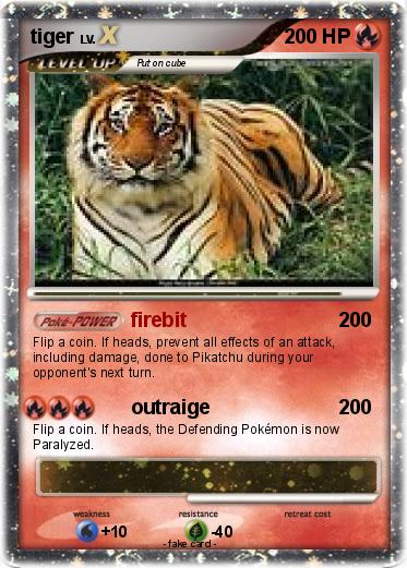 Pokemon tiger
