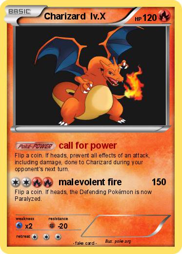 Pokemon Charizard  lv.X