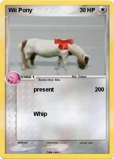 Pokemon Wii Pony