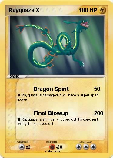 Pokemon Rayquaza X