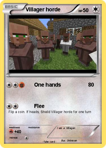 Pokemon Villager horde