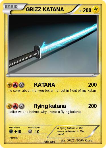 Pokemon GRIZZ KATANA Pokemon GRIZZ KATANA