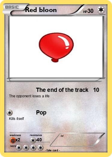 Pokemon Red bloon