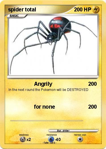 Pokemon spider total